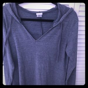 Xs favorite hooded pullover denim